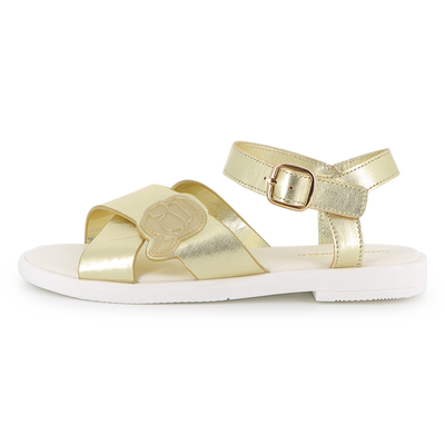 SANDALEN VAN RUNDLEER KARL LAGERFELD KIDS GIRL