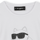 T-shirt met lange mouwen KARL LAGERFELD KIDS 
                    GIRL