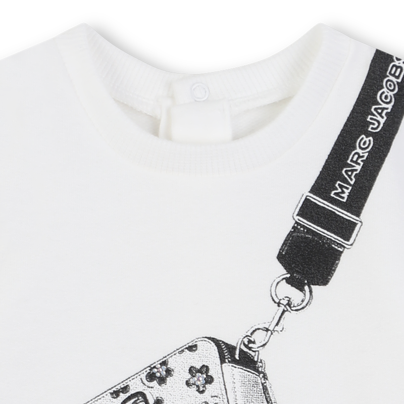 Katoenen fleece jurk MARC JACOBS 
                        UNISEX