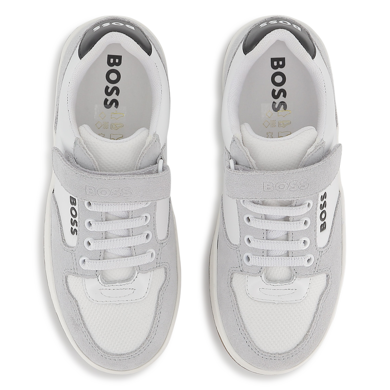 SNEAKERS MET VETERS BOSS 
                        BOY