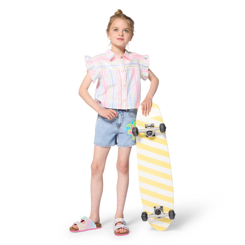 DENIM KORTE BROEK BILLIEBLUSH 
                        GIRL