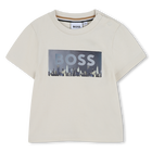 T-shirt met korte mouwen BOSS 
                    BOY