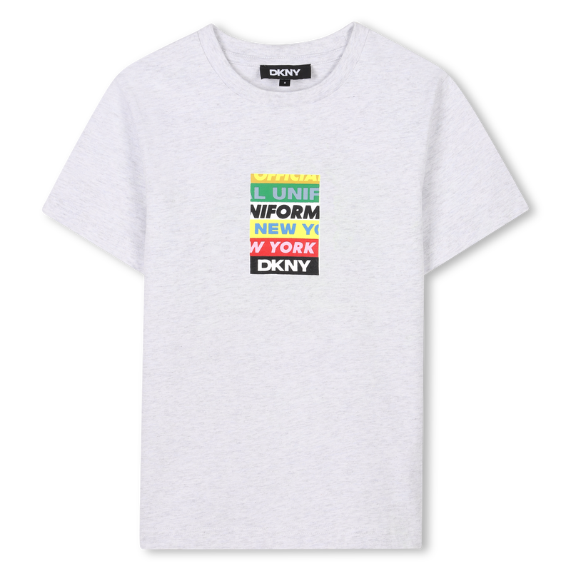 Katoenen T-shirt korte mouwen DKNY 
                        BOY