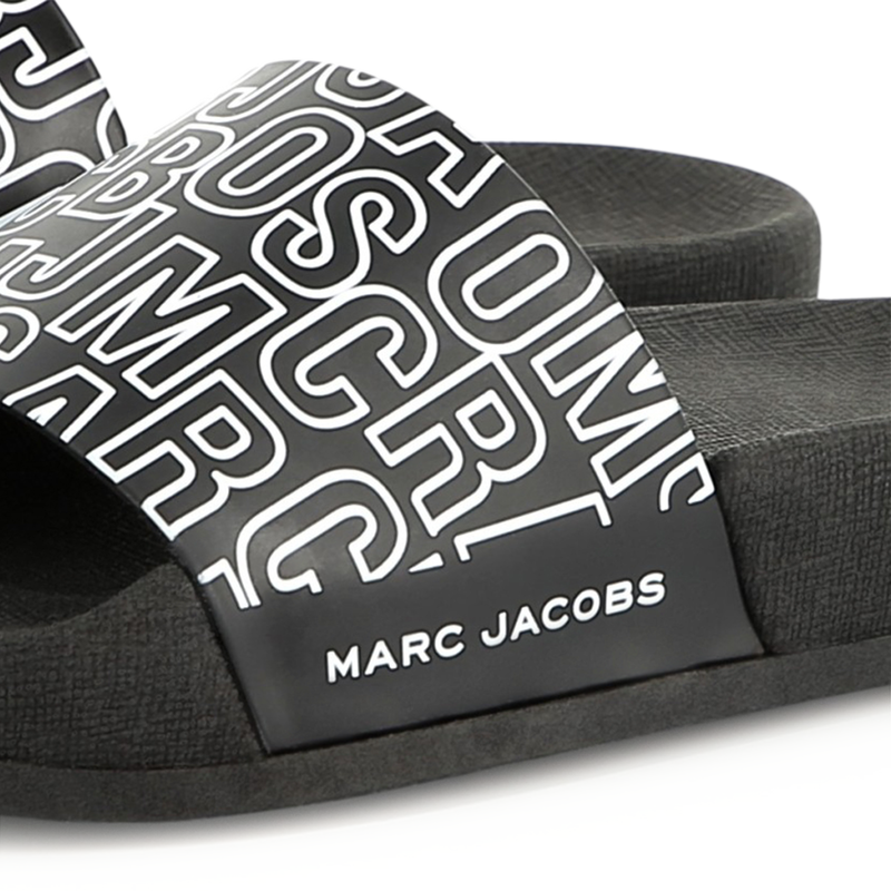 Slippers met print MARC JACOBS 
                        BOY