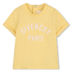 T-shirt met korte mouwen, GEEL, hi-res