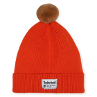 Gebreide muts met pompon TIMBERLAND 
                    JONGEN