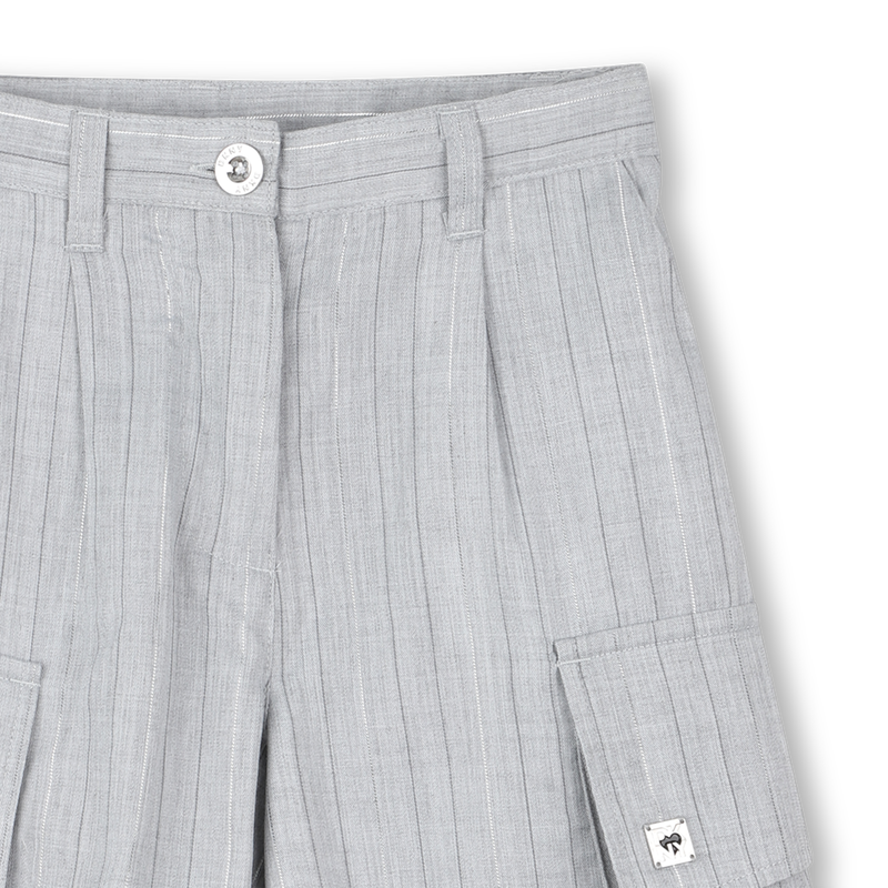 Short met geweven strepen DKNY 
                        GIRL