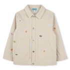 Gestreept jasje van katoen KENZO KIDS 
                    UNISEX