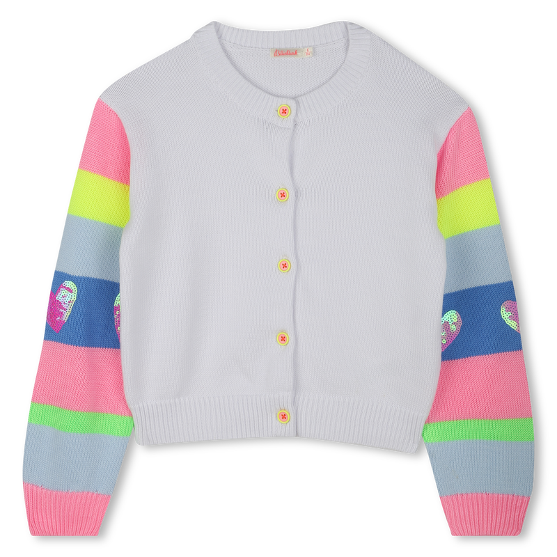 Gebreid vest met lovertjes BILLIEBLUSH 
                        GIRL