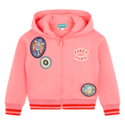 Fleece sweatshirt met rits KENZO KIDS 
                    GIRL