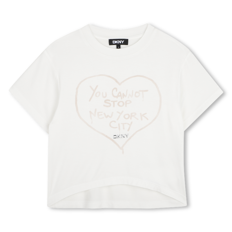 T-shirt met korte mouwen DKNY 
                        GIRL
