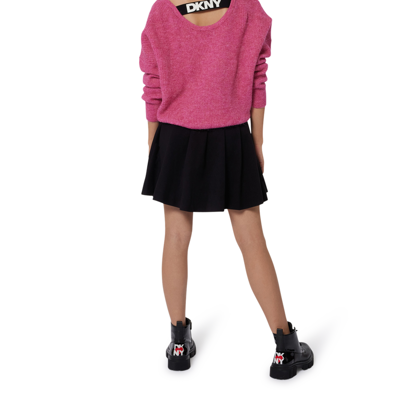 Plooirok met elastische taille DKNY 
                        GIRL