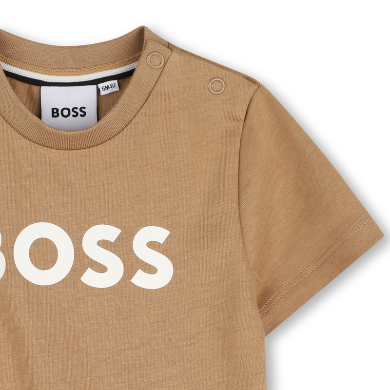 T-shirt met korte mouwen BOSS 
                        BOY