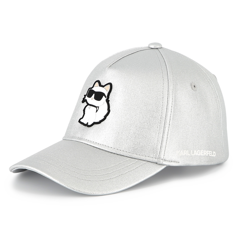 Verstelbare pet met badge KARL LAGERFELD KIDS 
                        GIRL