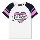 T-shirt met korte mouwen DKNY 
                    GIRL