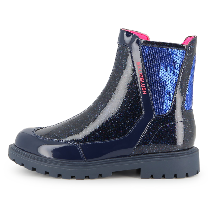 Enkellaarsjes met pailletten BILLIEBLUSH 
                        GIRL