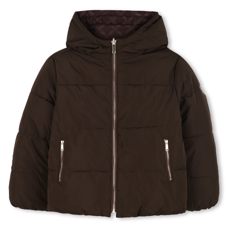 Omkeerbaar pufferjack met capuchon MICHAEL KORS 
                        GIRL