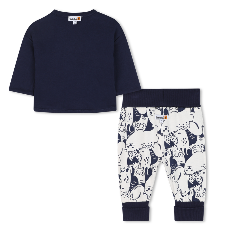 Snap T-shirt en broek TIMBERLAND 
                    BOY