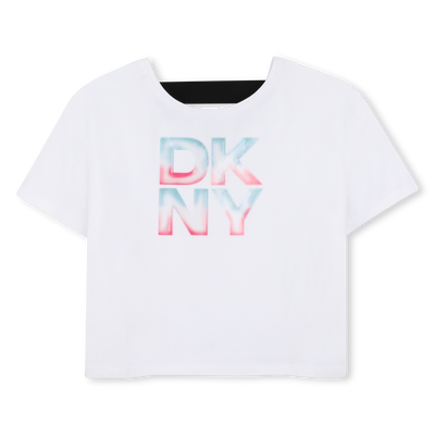 T-SHIRT MET KORTE MOUWEN DKNY GIRL
