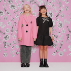 Erwtenlaag in wollen doek MARC JACOBS 
                    GIRL