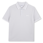 Korte mouwen polo, LICHT BLAUW, hi-res