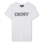 T-shirt met korte mouwen, WIT, hi-res