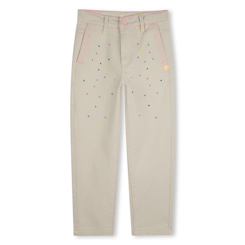 Katoenen broek met studs BILLIEBLUSH 
                        GIRL