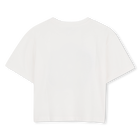 Bedrukt t-shirt met reli&euml;f KENZO KIDS 
                    GIRL