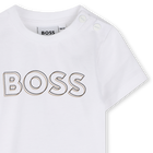 T-shirt + broek + vest set BOSS 
                    BOY