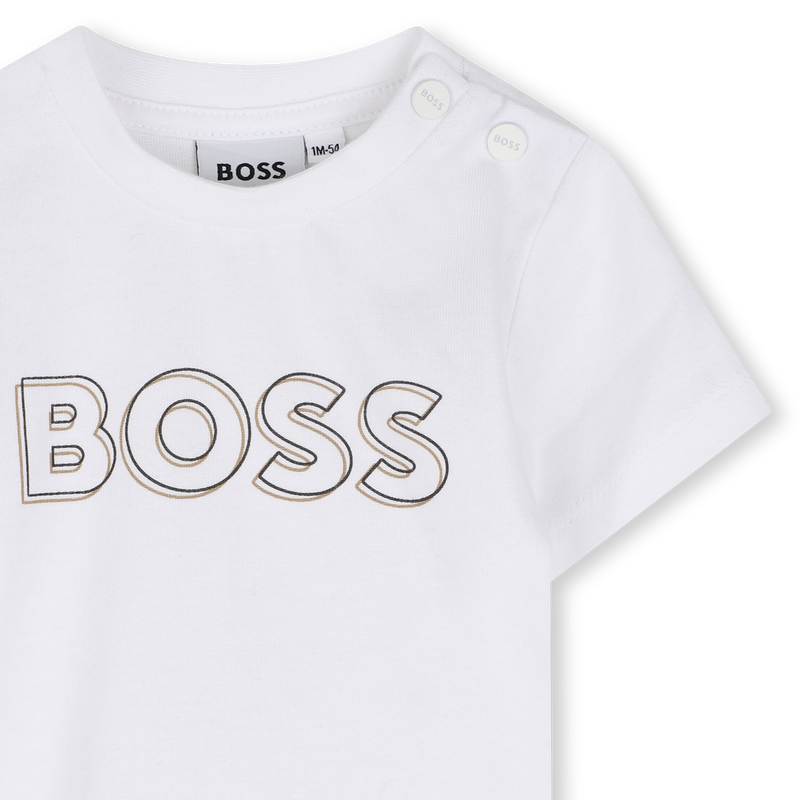 T-shirt + broek + vest set BOSS 
                        BOY