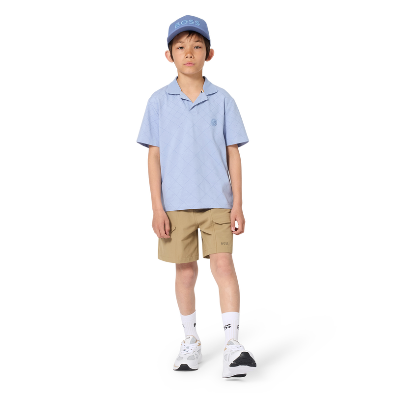 SNEAKERS MET VETERS BOSS 
                        BOY