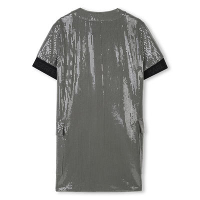 Jurk met korte mouwen KARL LAGERFELD KIDS GIRL