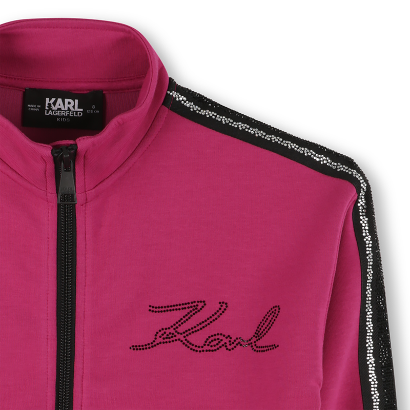 Dubbel jersey vest KARL LAGERFELD KIDS 
                        GIRL