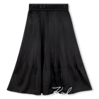 Geplooide rok KARL LAGERFELD KIDS 
                    GIRL