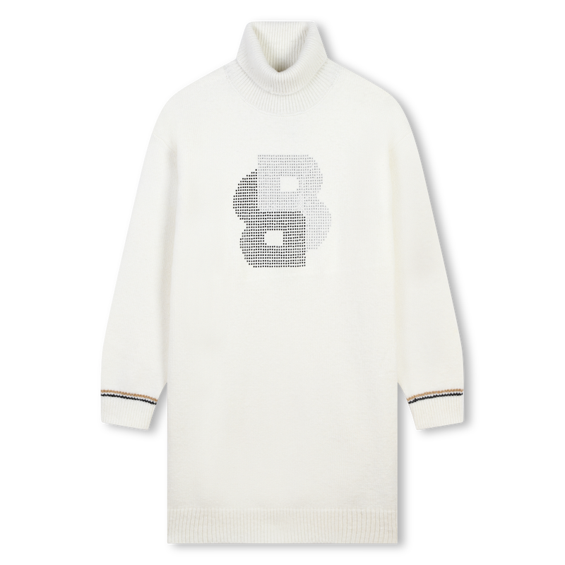 Trui-jurk met steentjes BOSS 
                        GIRL