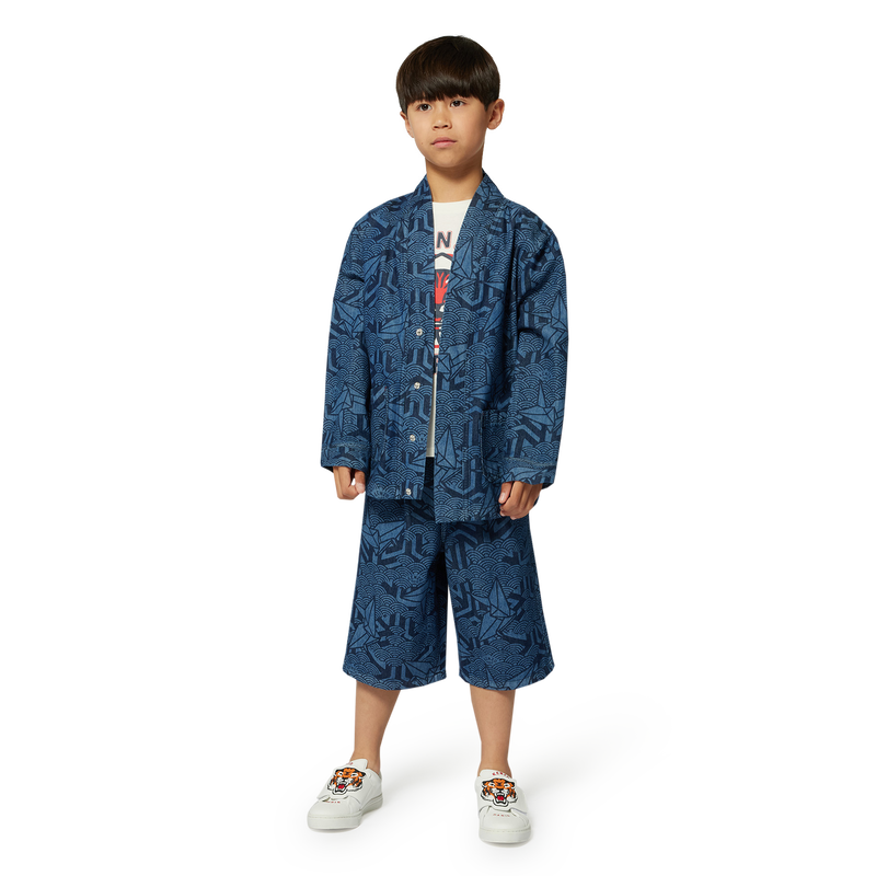 Spijkerjasje met print KENZO KIDS 
                        UNISEX