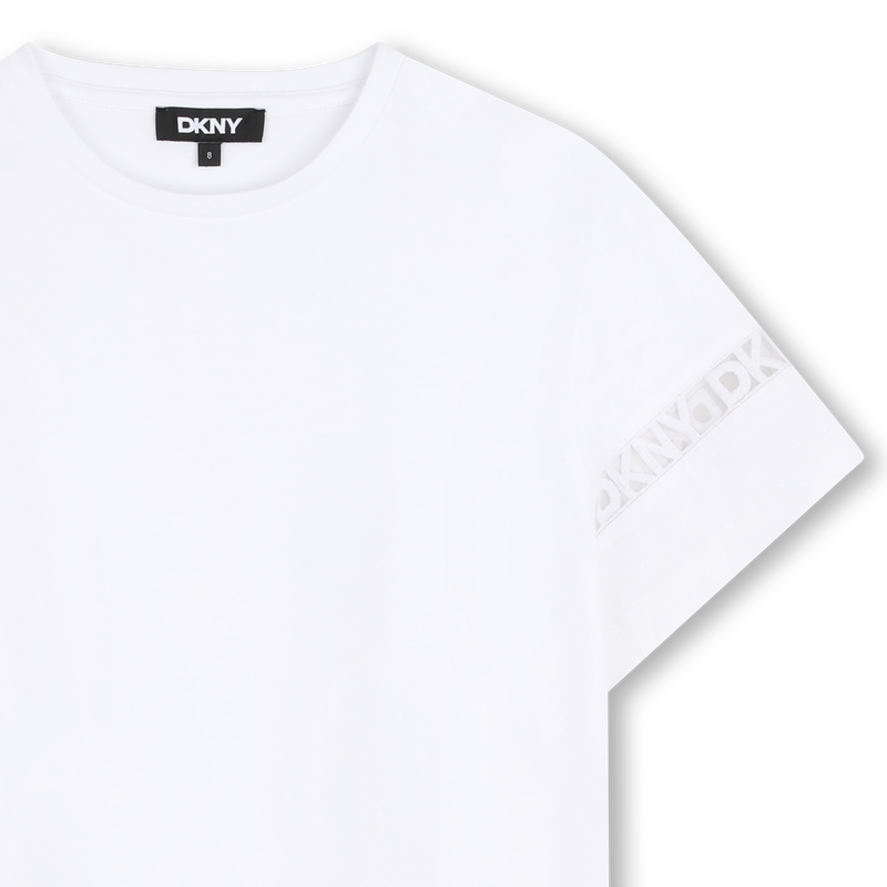 T-SHIRT MET KORTE MOUWEN DKNY 
                        GIRL