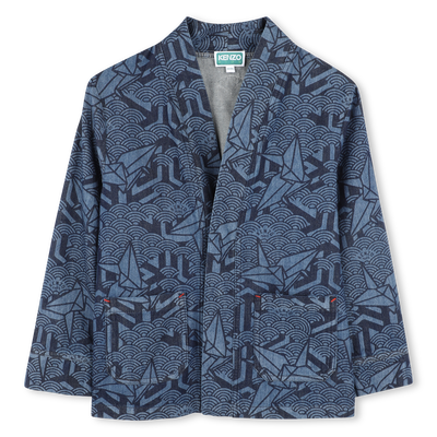 Spijkerjasje met print KENZO KIDS UNISEX