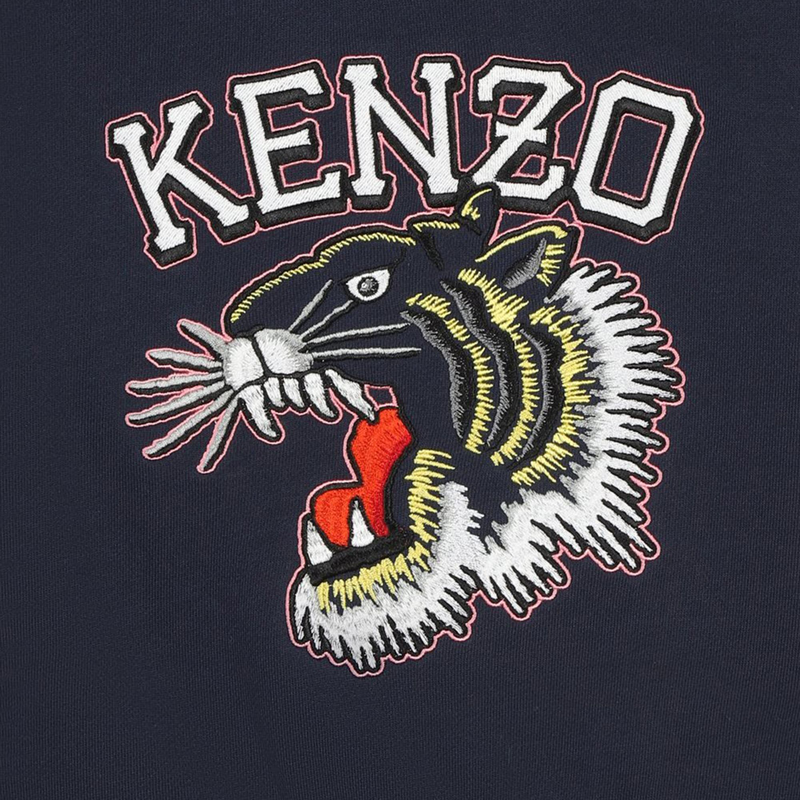 Katoenen sweater borduurwerk KENZO KIDS 
                        GIRL