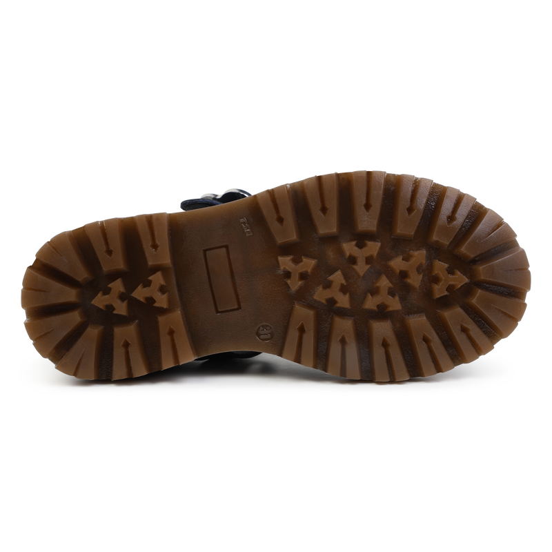 Leren ballerina's met gesp KENZO KIDS 
                        GIRL