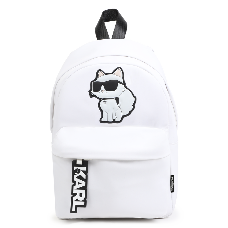 Kleine rugzak met badge KARL LAGERFELD KIDS 
                        GIRL