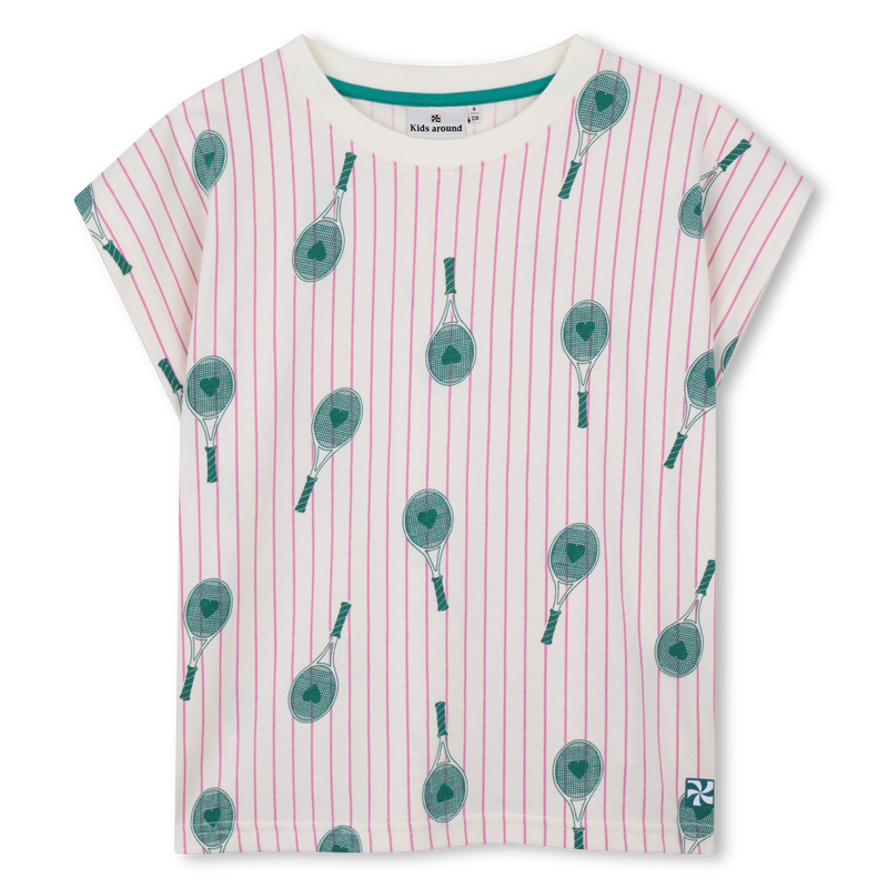 T-SHIRT MET KORTE MOUWEN KIDS AROUND 
                        GIRL