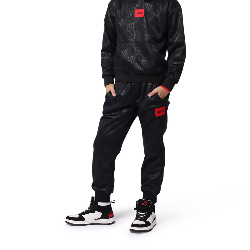 Jggingbroek van fleece HUGO 
                        BOY