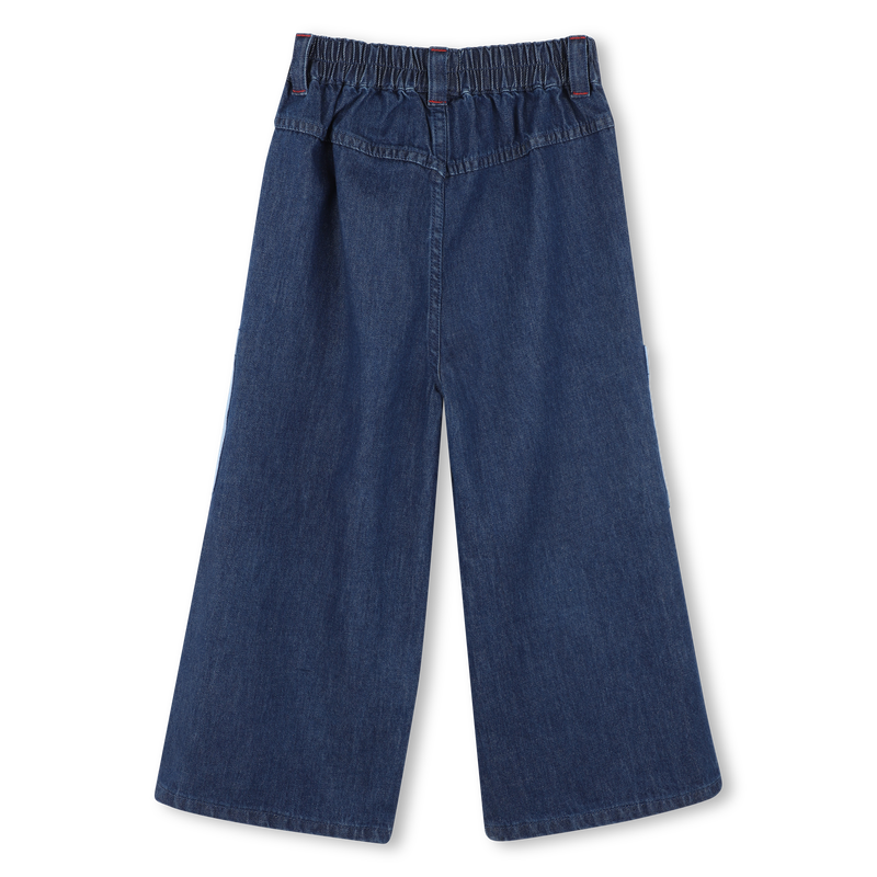 Denim broek elastische taille KENZO KIDS 
                        GIRL