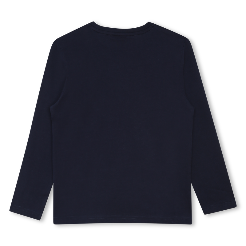 T-SHIRT MET LANGE MOUWEN BOSS 
                        BOY