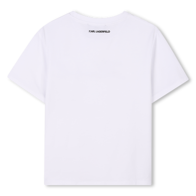 T-SHIRT KORTE MOUWEN KARL LAGERFELD KIDS GIRL