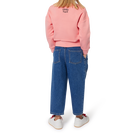 Jeans met deelnaden en plooien KENZO KIDS 
                    GIRL