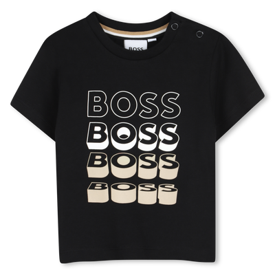 T-SHIRT MET KORTE MOUWEN BOSS BOY
