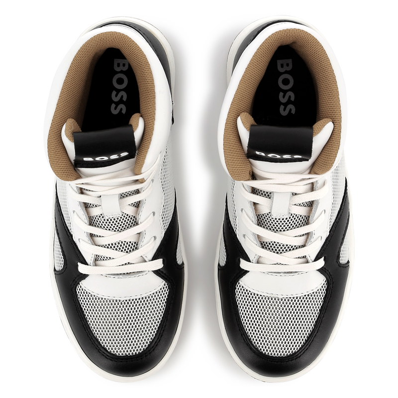 Hoge sneakers met veters BOSS 
                        BOY