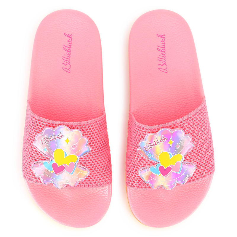 Slippers van twee materialen BILLIEBLUSH 
                        GIRL